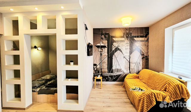 

Квартира-студия, 33 м², 1 кровать