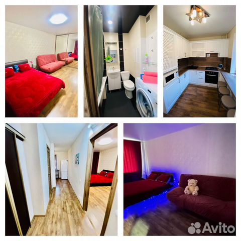 

1-к. квартира, 46 м², 2 кровати