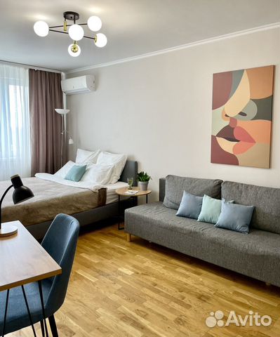 

1-к. квартира, 45 м², 2 кровати
