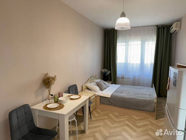 

Квартира-студия, 25 м², 1 кровать