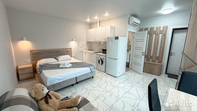 

Квартира-студия, 28 м², 2 кровати