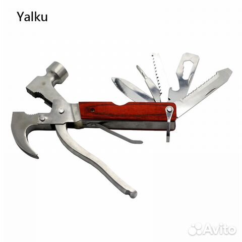 Походный инструмент с топориком молотком ножичками