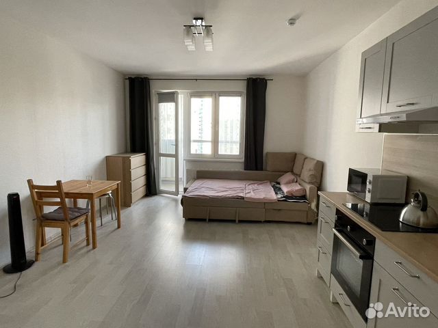 

Квартира-студия, 30 м², 1 кровать