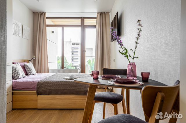

Квартира-студия, 22 м², 1 кровать