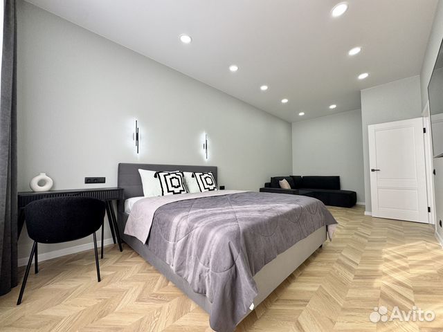 

1-к. квартира, 45 м², 2 кровати