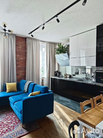 

1-к. квартира, 68 м², 2 кровати