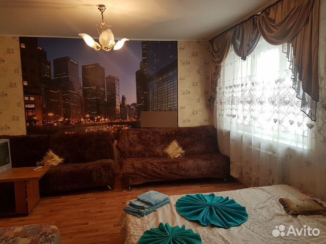 

Квартира-студия, 36 м², 2 кровати