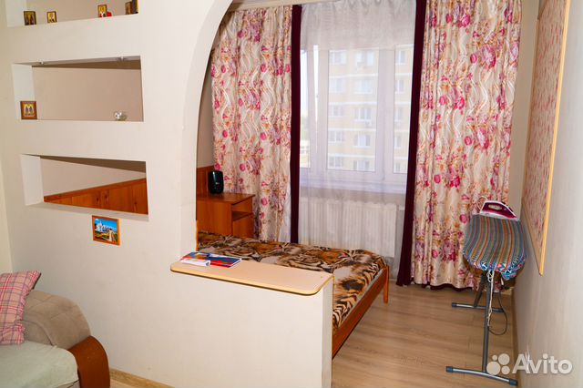 

1-к. квартира, 43 м², 2 кровати