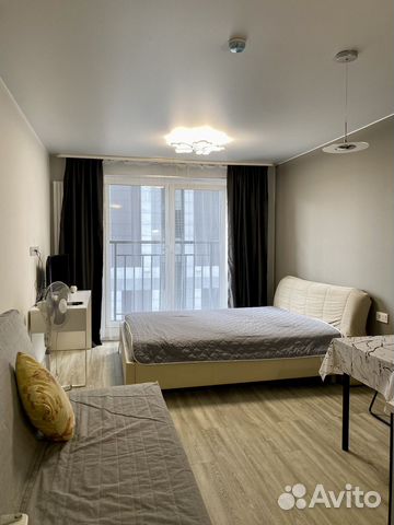 

Квартира-студия, 25 м², 2 кровати