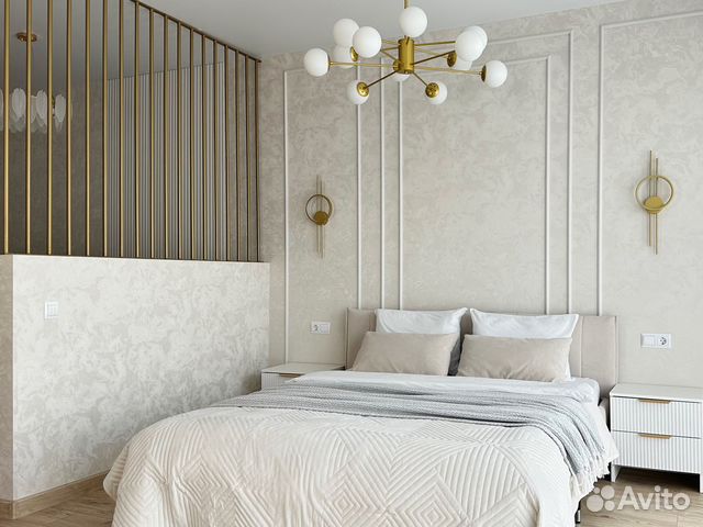

Квартира-студия, 52 м², 2 кровати