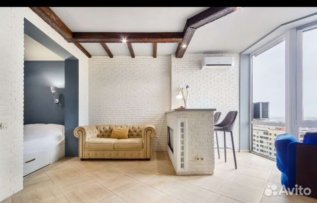 

Квартира-студия, 42 м², 1 кровать