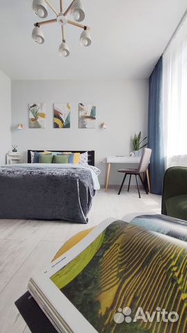 

1-к. квартира, 32 м², 2 кровати