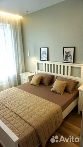 

1-к. квартира, 36 м², 2 кровати