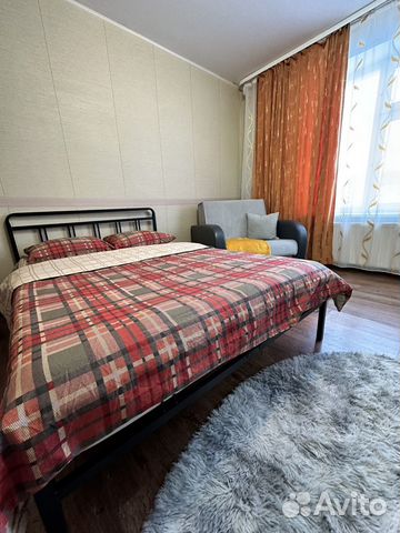 

1-к. квартира, 42 м², 2 кровати