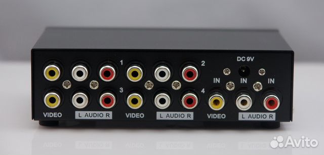 Разветвитель Тюльпанов AV RCA 1x4 1х8 сплиттер Разветвитель Тюльпанов AV RCA 1x4 1х8 сплиттер