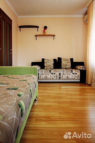 

1-к. квартира, 43 м², 2 кровати