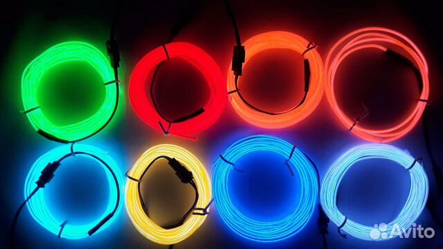 Светящийся провод (холодный неон, неоновая нить) Светящийся провод (холодный неон, неоновая нить)