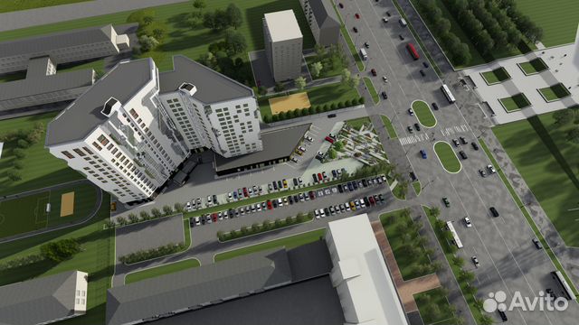 2-к квартира, 63.5 м², 4/14 эт.