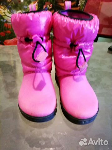 Сапоги зимние crocs c11 стелька 17 см 27 размер