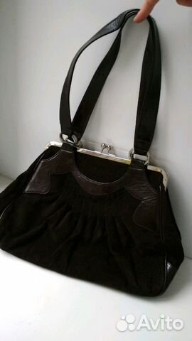 Сумка замшевая новая