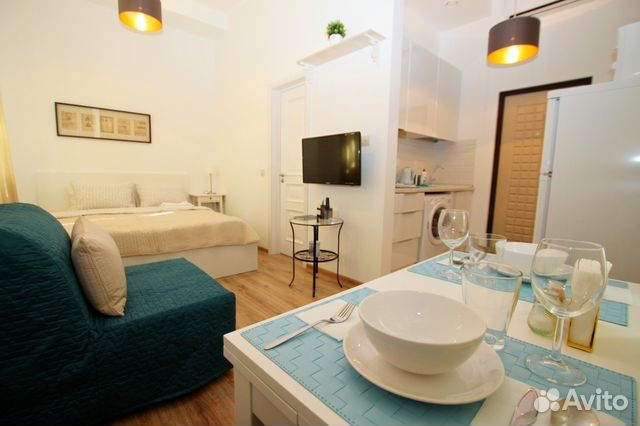 

Квартира-студия, 21 м², 2 кровати