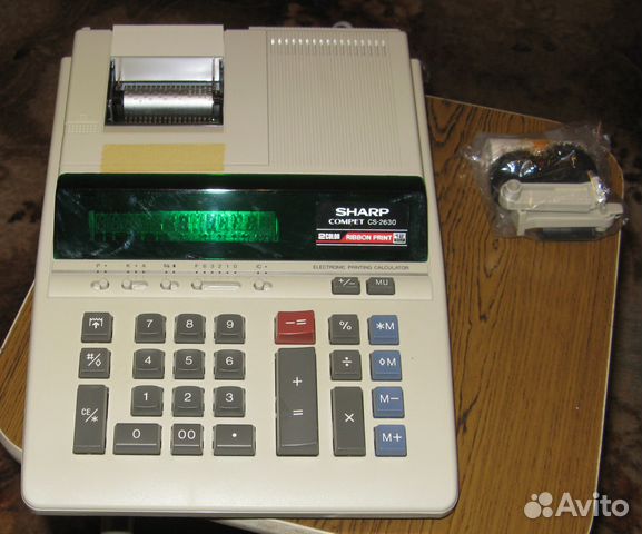 Электр. печатающий Калькулятор Sharp Compet CS2630