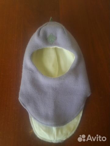 Зимняя шапка шлем котик 44р