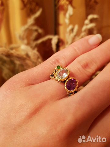 Натуральный камень в серебре 925