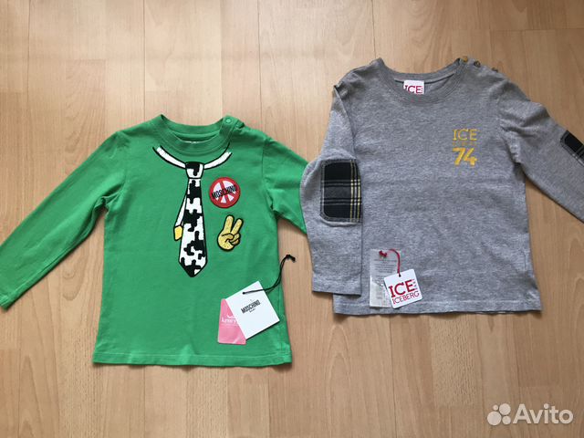 Футболка Ice Iceberg 4Y и Moschino 3Y, оригиналы