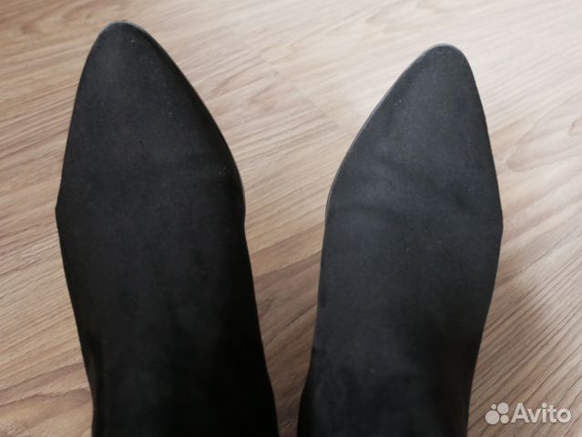 Ботильоны H&M из искусственной замши