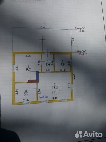 Дом 39.7 м² на участке 8 сот.