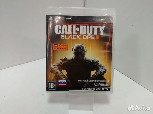 Игровые диски Sony Playstation 3 Call of Duty Blac