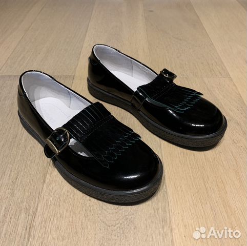 Школьные девичьи туфли Тапибу натуральная кожа