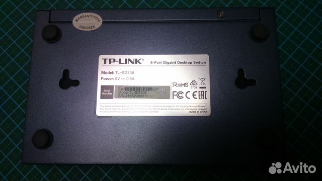 Коммутатор TP-link TL-SG108
