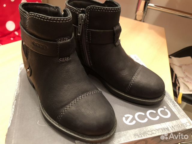 Ботинки полусапожки сапоги Ecco р.27