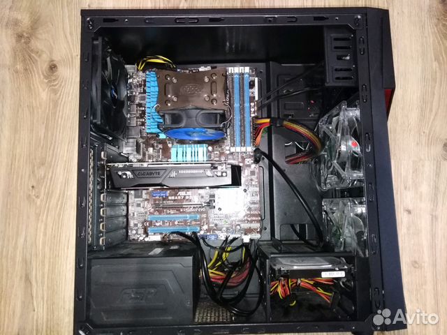 Материнская плата asus AM3+ AMD FX 6300 DDR3 8GB