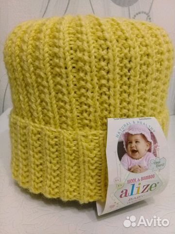 Новая шапка из детской пряжи Baby Wool Новая шапка из детской пряжи Baby Wool
