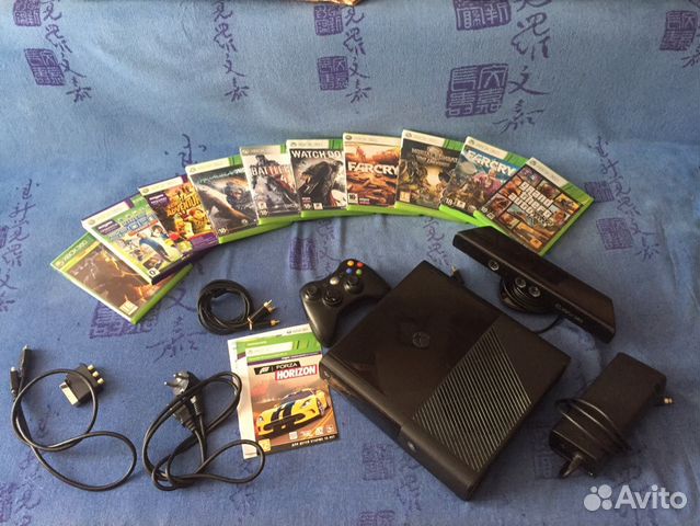 Xbox 360 kinect + 11 игр