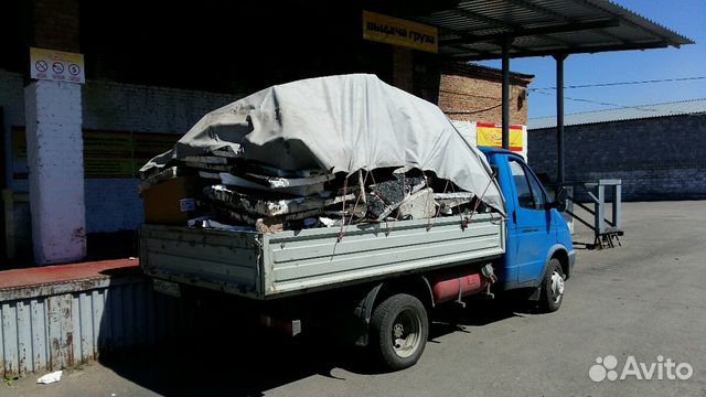 Вывоз Мусора, бытового хлама, грузоперевозки Газел