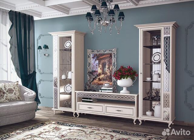 Гостиная новая в стиле современного прованса