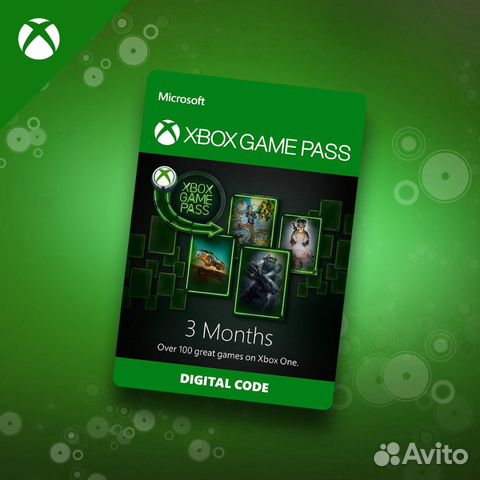 Xbox Microsoft Game Pass 3 месяца