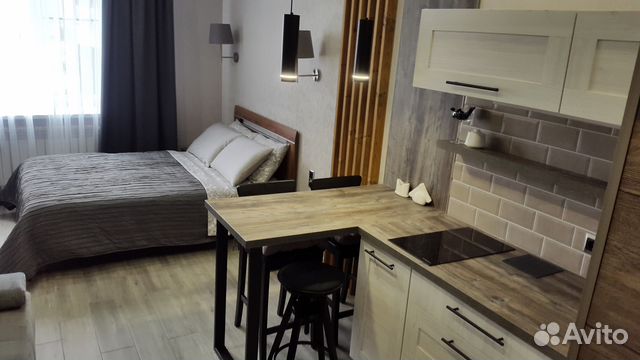 

Квартира-студия, 35 м², 1 кровать