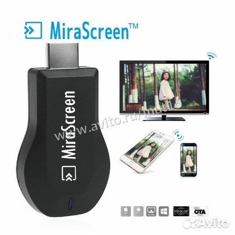 Mirascreen WiFi - hdmi Адаптер (медиаплеер)