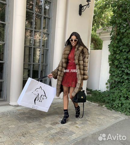 Шуба из куницы