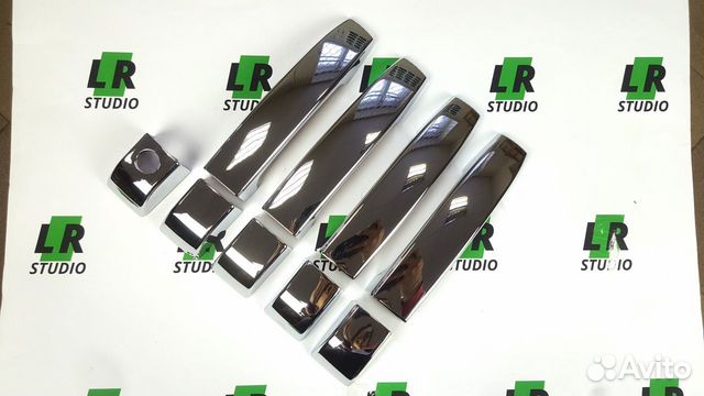 Накладки на ручки Range Rover 2002-2009 хром Накладки на ручки Range Rover 2002-2009 хром