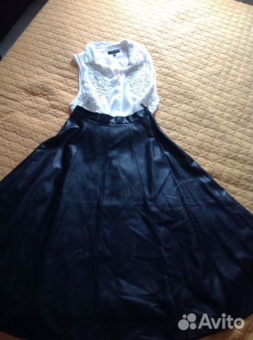 Юбка кожаная макси Befree новая Юбка кожаная макси Befree новая