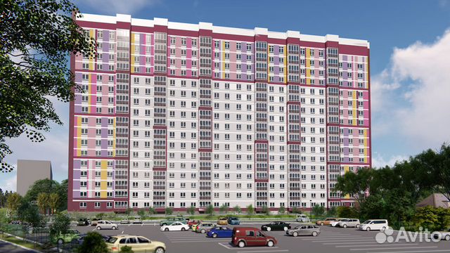 1-к квартира, 48.8 м², 6/17 эт. 1-к квартира, 48.8 м², 6/17 эт.