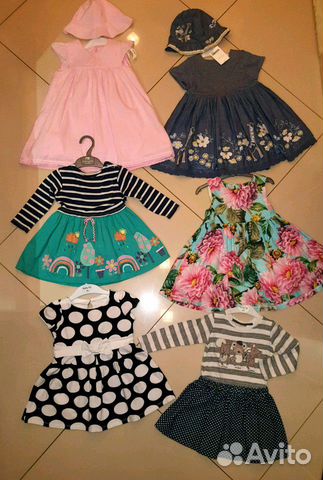 Много платьев Next Mothercare Monna Rose