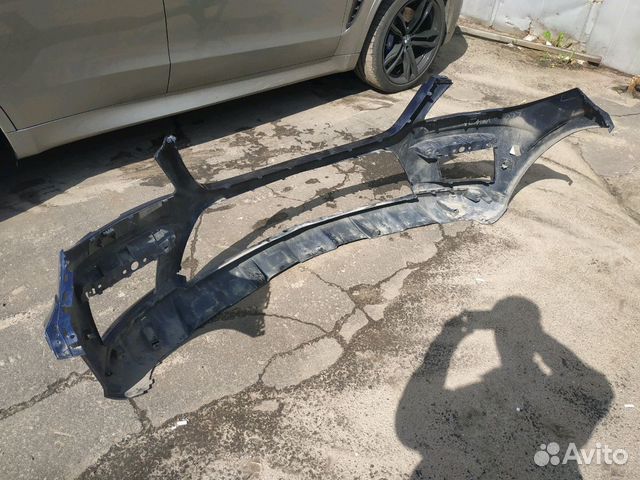 Mercedes GL 166 амг Amg бампер синий передний