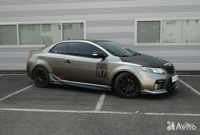 Накладки на пороги Kia Cerato Forte Купе